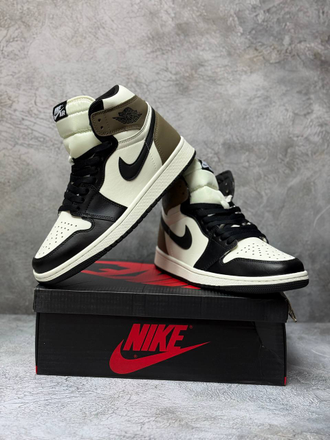 Nike Air Jordan 1 Retro High Dark Mocha  с мехом