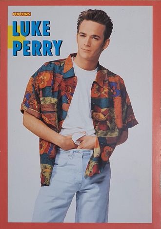 Luke Perry Музыкальные открытки, Original Music Card, винтажные почтовые  открытки, Intpressshop