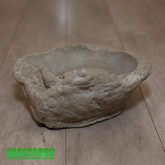 Горшок бетонный для цветов 22х15см