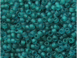Toho 15 7BDF Transparent-Frosted Teal / Матовый прозрачный изумруд