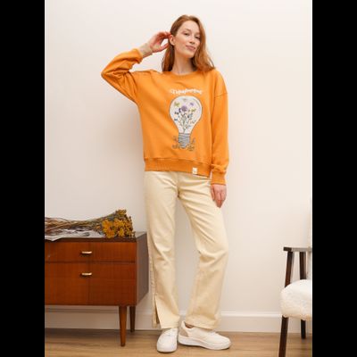 ЖЕНСКИЙ СВИТШОТ "ЦВЕТОЧНАЯ ИДЕЯ"