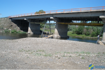 Усиление балок моста