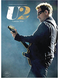 U2 Календарь 2016 ИНОСТРАННЫЕ ПЕРЕКИДНЫЕ КАЛЕНДАРИ 2016, U2 CALENDAR 2016