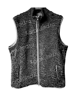 Жилет из каракуля