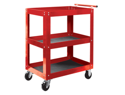 Тележка открытая, 3 полки, красная МАСТАК 520-33720R