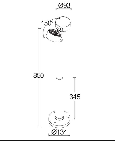 Светильник ландшафтный BRISBANE ( EVERLIGHT 2835 )LED 11W