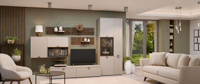 Гостиная СТЕЛЛА Серый Кашемир/Гикори Джексон темный