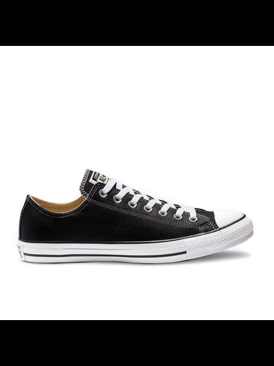 Кеды Converse All Star черные низкие кожаные 132174C фото