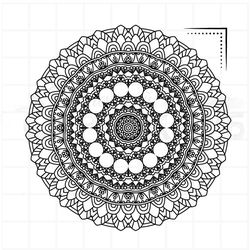 Штамп салфетка 7.5 см