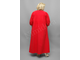 Нарядное длинное платье Арт. 2349 (Цвет красный) Размеры 58-84