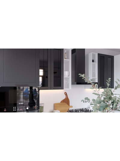 Глетчер Маренго силк модульная кухня