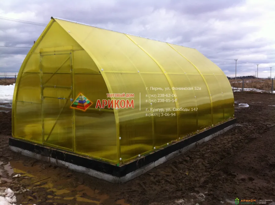 Северянка с цветным поликарбонатом