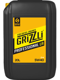 Grizzli Professional LA 5W-40 масло моторное CI-4/E6/E7