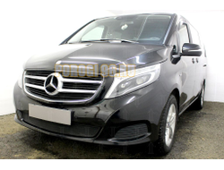Защита радиатора Mercedes-Benz V-Klass II 2014- black