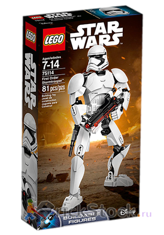 # 75114 Сборная Фигура «Штурмовик Первого Ордена» / “First Order Stormtrooper” Buildable Action Figure