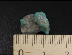 Бирюза с пиритом, США, Аризона (13*11*10 мм, 1,3 г) №36341
