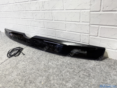 Накладка багажника Toyota Land Cruiser Prado 13-17 черная