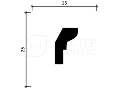 Карниз потолочный Decor-Dizayn DD34