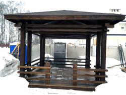 БЕСЕДКА ИЗ БРУСА ББ-007