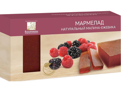 Мармелад пластовый малина-ежевика, 210г (Коломчаночка)