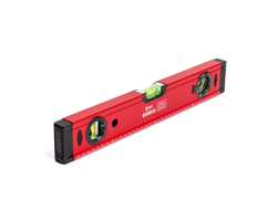 Уровень строительный магнитный УСМ-1-400 серия ПРОФИ с тремя измерительными глазками и алюминевым корпусом