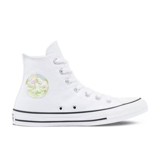 белые высокие converse play comme des garcons