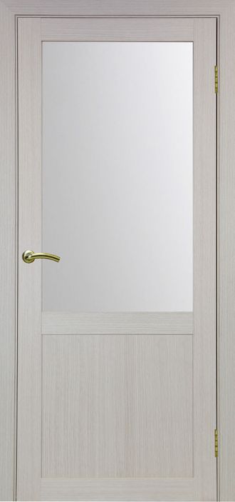 Межкомнатная дверь "Турин-502.21" дуб беленый (стекло)