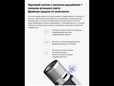 Фонарик Xiaomi NexTool 6 in 1 Thunder Flashlight Portable NE20030