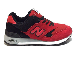 New Balance 577 Красные с черным женские (36-41) Арт. 226M-A