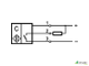 Емкостный датчик уровня CSN ET8A5-31N-20-LZ