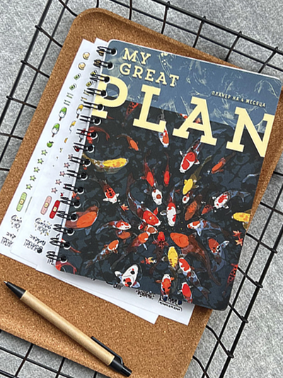 Планер ежедневник на 4 месяца - ЯПОНСКИЕ РЫБЫ