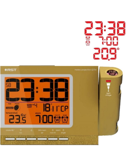 Проекционные часы-будильник RST 32754