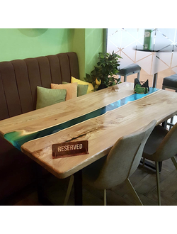 стол-река, карагач, слэб, стол из слэба, стол из спила, стол с рекой, стол из эпоксидной смолы, спил