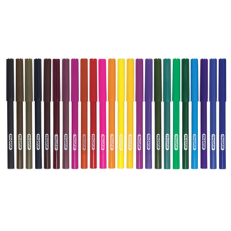 Фломастеры ПИФАГОР "Веселая такса", 24 цвета, вентилируемый колпачок, 151399, 6 наборов