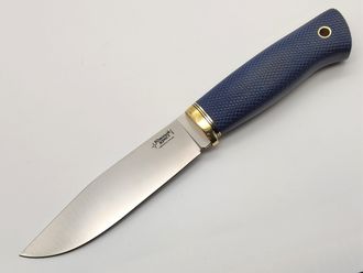 Нож Бер серии Эксперт сталь N690 синяя микарта