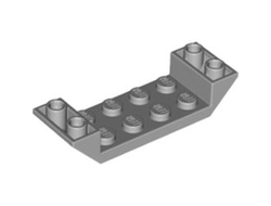 Slope, Inverted 45 6 x 2 Double with 2 x 4 Cutout, Light Bluish Gray (22889 6225219)