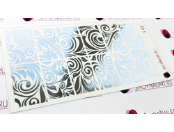 Фольгированный слайдер F 03 - Серебро