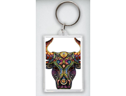 Брелок с символикой "Быка" №5