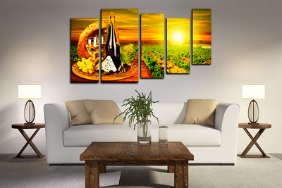 Модульная картина "Прекрасный урожай"