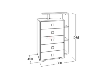 Комод Ольга 17