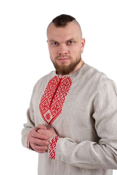 Рубаха "Сердечная" с вышивкой