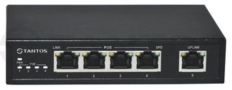 5 портовый гигабитный POE-коммутатор. Ethernet (TSn-4P5G)