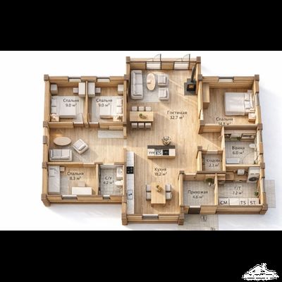 Франция 135м2 15х9