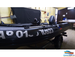 Тент на РИБ Навигатор 460R консоль и якорь