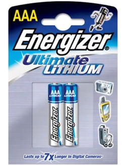 Батарейка AAA литиевая Energizer  Lithium Ultimate FR03-2BL 1.5V  в блистере 2шт.
