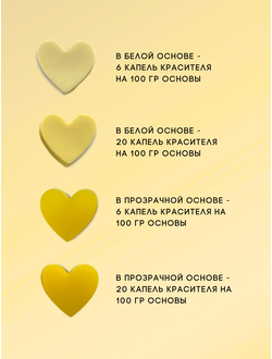 Пигментная паста концентрат Желтый 100 мл