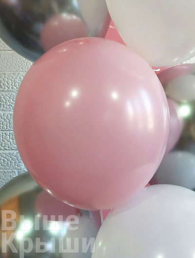 Розовый шар из набора "Зефир"