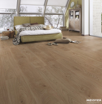 Ламинат MEISTER 6863 Дуб Чистый спокойный в интерьере