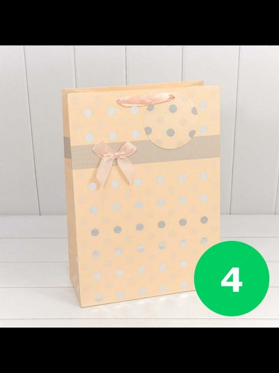 Пакет подарочный "Леди" (микс), 32*45*15см