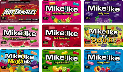 Американские драже Mike & Ike Sour Watermelon